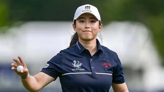 高尔夫球比赛开杆 殷若宁领衔天津女团暂列第三位