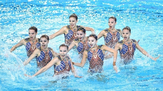 全运会丨北体大队斩获花游团体金牌