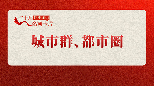 二十届四中全会名词卡片：城市群、都市圈