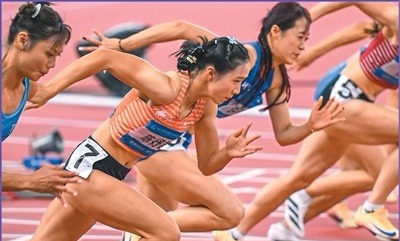 激情十五运丨百米飞人 00后接棒