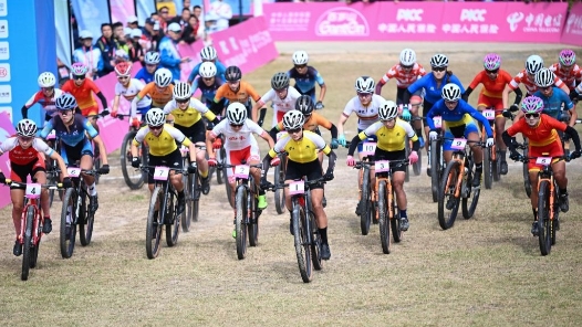 全运会｜云南队包揽山地自行车男子越野赛前三名