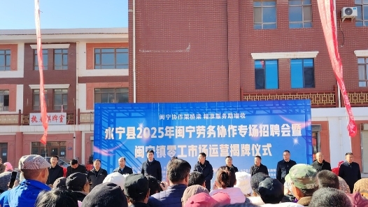 宁夏银川市闽宁镇零工市场揭牌