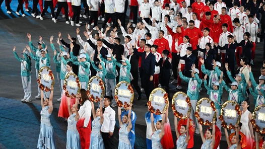 第十五届全国运动会在深圳闭幕 王沪宁出席闭幕式