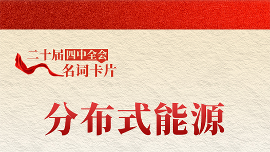 二十届四中全会名词卡片：分布式能源