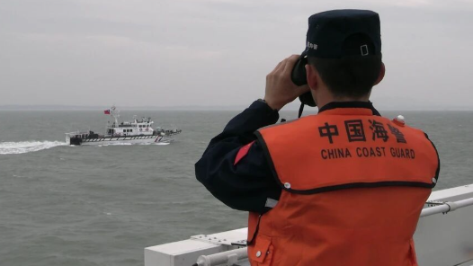 福建海警位金门附近海域依法开展常态执法巡查