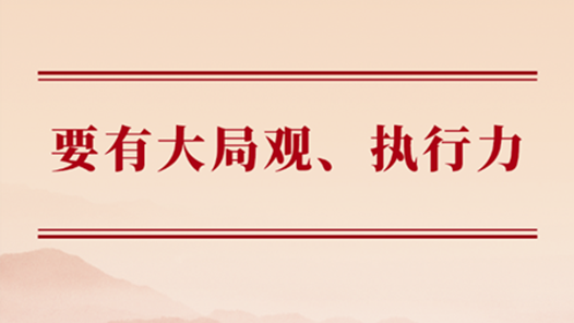 学习手记｜要有大局观、执行力