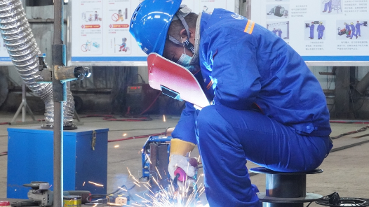 中铁大桥局六公司电焊工技能比武在成渝中线举办