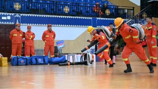 内蒙古新巴尔虎右旗总工会举办第二届应急救援技能竞赛