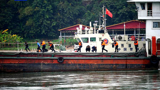 中老缅泰四国举行联合处置水上突发事件演练