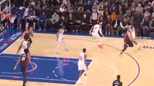 布伦森34分米切尔34+7+6 尼克斯主场逆转险胜骑士