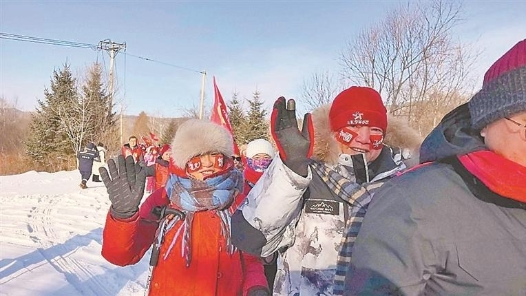 黑龙江：“冰超”林海雪原穿越赛在横道河子激情开赛