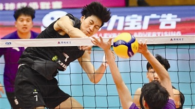 天津男排用胜利告别2025年