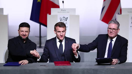 英法将在俄乌和平协议达成后向乌克兰部署部队