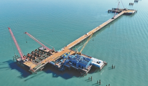 我国在建最大陆岛公路项目进展顺利