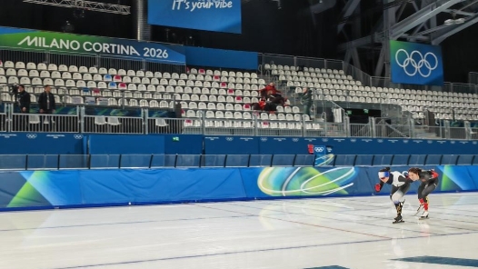 冬奥会｜中国速度滑冰队米兰开练