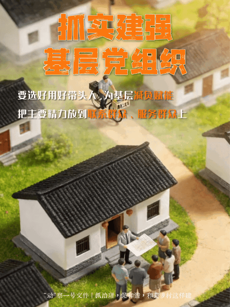 “动”察一号文件｜抓治理，促和谐，和美乡村这样建