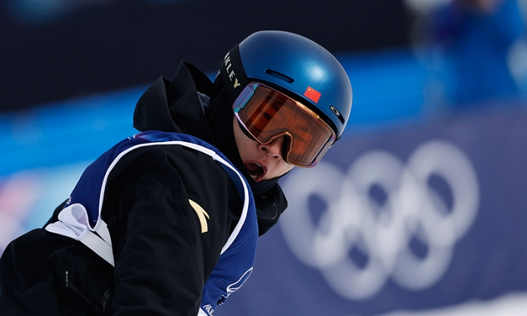 冬奥会｜单板滑雪——男子坡面障碍技巧决赛：苏翊鸣夺冠