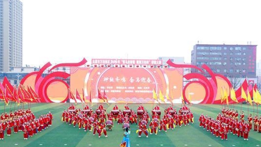 新春走基层丨以鼓催征以赛聚力 山西太原2000余人同台竞技