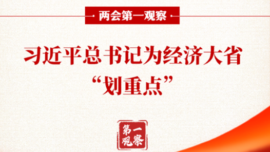 两会第一观察｜习近平总书记为经济大省“划重点”