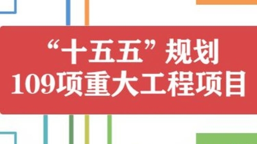 值得收藏！“十五五”规划109项重大工程项目思维导图