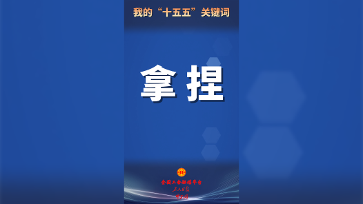 “十五五”我的奋斗关键词｜“拿捏”