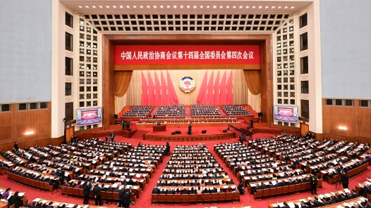 全国政协十四届四次会议举行第二次全体会议（组图）