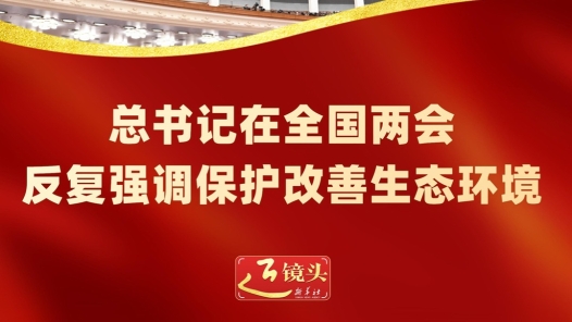 近镜头｜总书记在全国两会反复强调保护改善生态环境