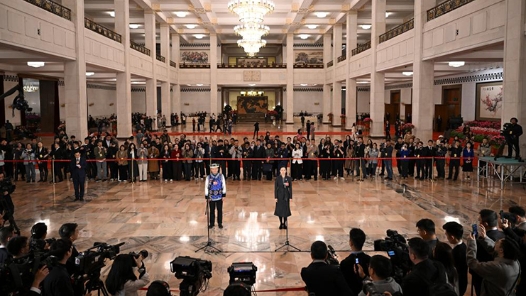 回放：十四届全国人大四次会议第三场“代表通道”集中采访活动