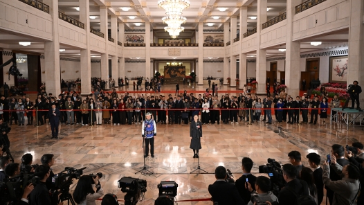 两会｜十四届全国人大四次会议第三场“代表通道”集中采访活动举行