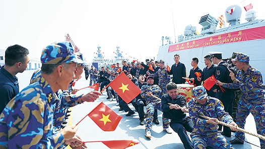 山水相连 命运与共——中越第十次边境国防友好交流活动海军港岸交流活动见闻