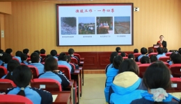 山东莱阳市总工会开展劳模工匠宣讲进校园活动