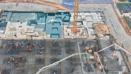 中欧班列枢纽工程完成关键节点施工