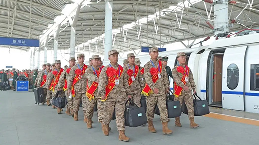 2026年全军春季新兵运输工作顺利完成