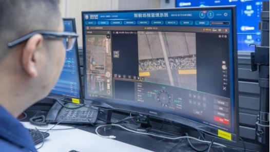 全国首例电力“无人机虚拟驾驶舱”在湖北武汉应用