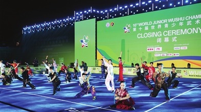 第十届世界青少年武术锦标赛落幕