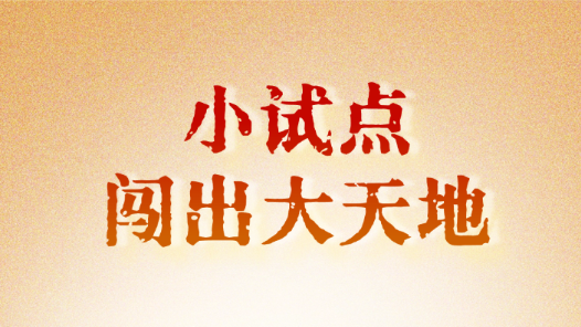 人民之心丨小试点闯出大天地