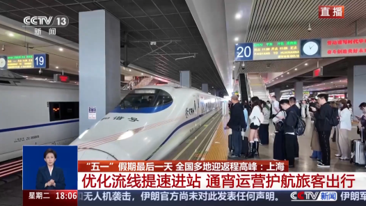 视频丨提速进站+通宵运营 上海铁路全力护航旅客出行