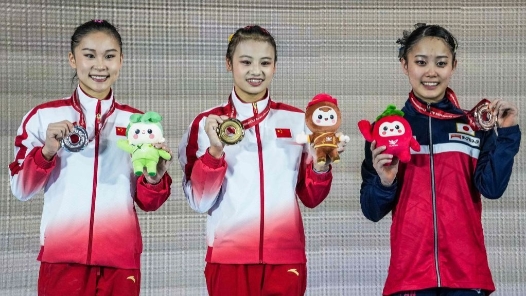 体操亚锦赛邱祺缘高低杠夺金