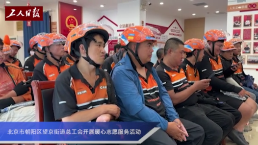 北京市朝阳区望京街道总工会开展暖心志愿服务活动