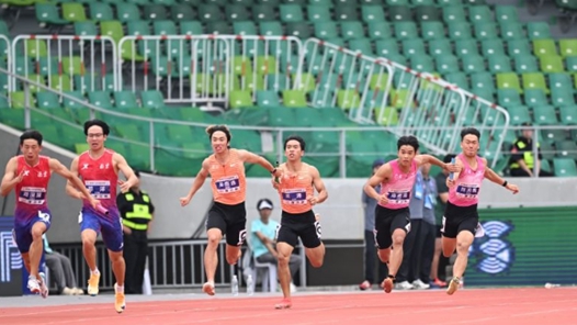 田径——2026年全国锦标赛：男子4x100米接力预赛赛况