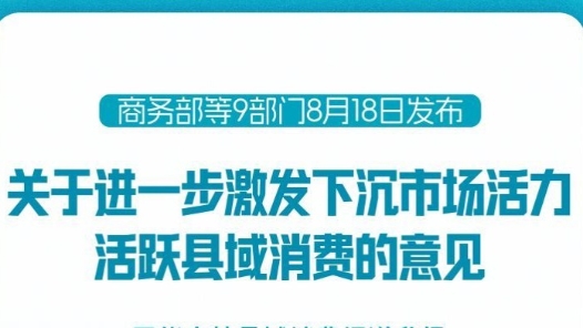 新华社权威快报｜9部门发文活跃县域消费