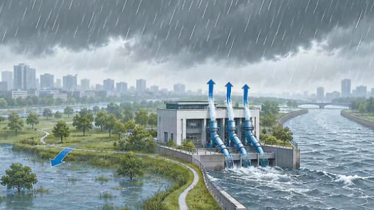 城里的雨水去哪了？