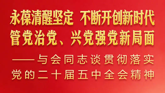 与会同志谈贯彻落实党的二十届五中全会精神之一
